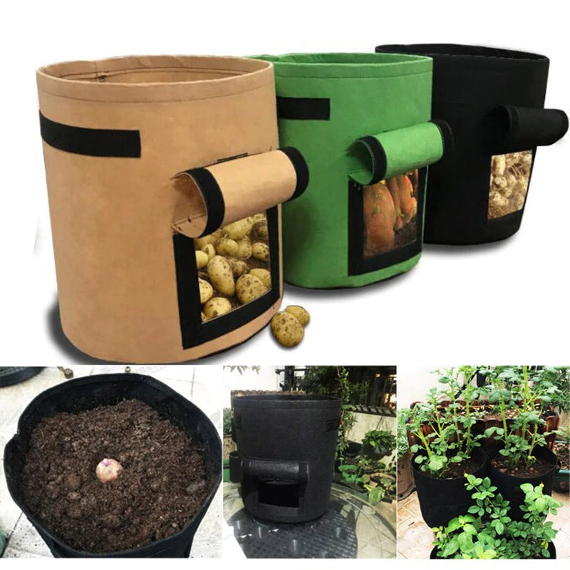 Fabric Flower Grow Bags for Potatoes