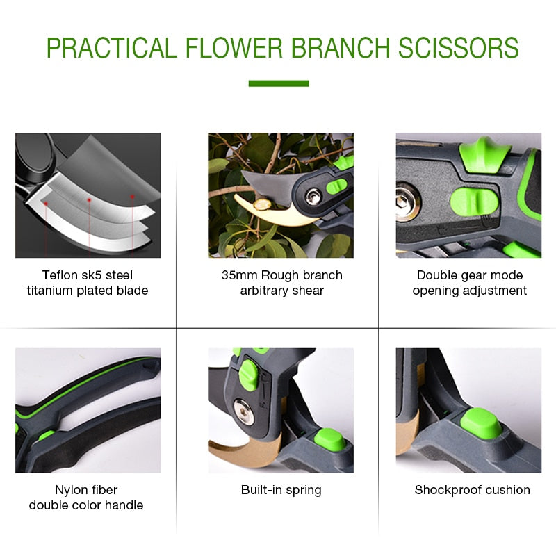 Horticulture Pruner Secateurs Shrub Garden Scissor