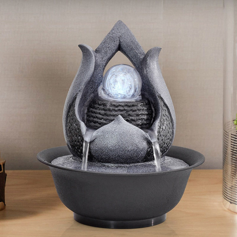Decorative Indoor Tabletop Water Fountain (Type 19106)