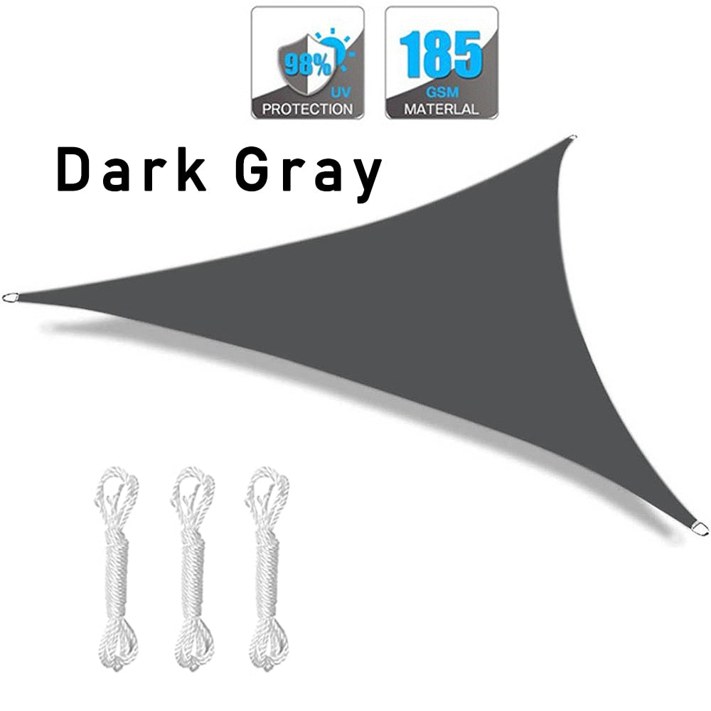 Multi-size Triangle Waterproof Sun Shade Sail For Outdoor Garden Patio