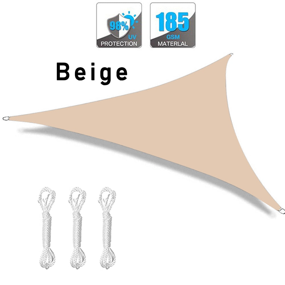 Multi-size Triangle Waterproof Sun Shade Sail For Outdoor Garden Patio