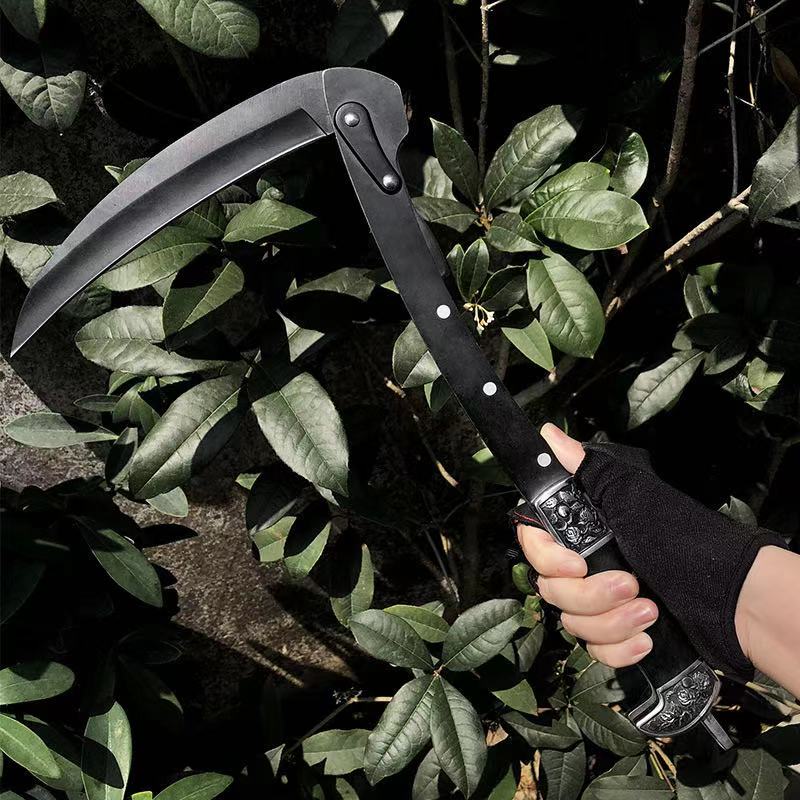 High Quality Foldable & Portable Stainless Steel Sickle