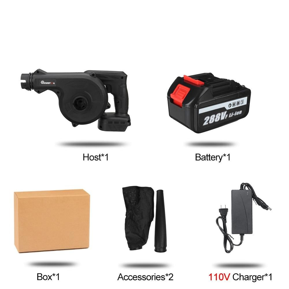 880W 2 In 1 Cordless Electric Air Leaf blower with 18V Battery