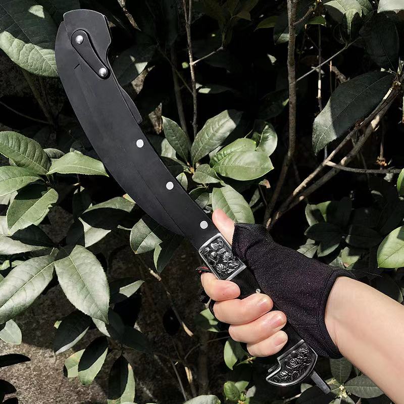 High Quality Foldable & Portable Stainless Steel Sickle