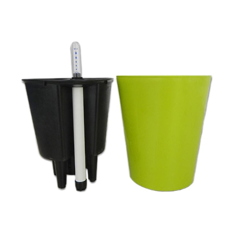 Self-Watering Flower Pot Indoor with Water Level Indicator
