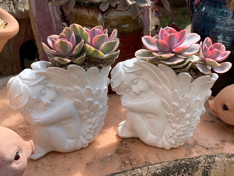 Little Angel Flower Pot